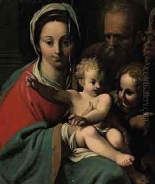 The Holy Family With Saint John The Baptist - view 1