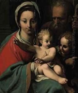 The Holy Family With Saint John The Baptist