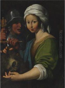 Salome With The Head Of St. John The Baptist by Bartolomeo Schedoni