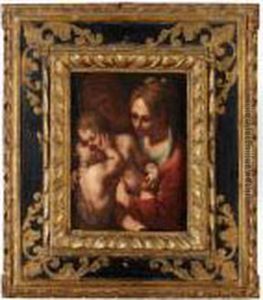 Den Heliga Familjen by Bartolomeo Schedoni