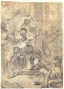 La Flagellation by Bartolomeo Schedoni