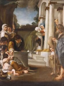Joachim Es Anna Talalkozasa Az Aranykapunal by Bartolomeo Schedoni