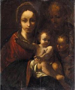 The Holy Family With Saint John The Baptist The Holy Family With Saint John The Baptist