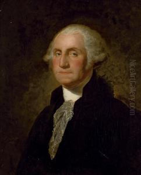 Portrait De George Washington, D'apres Gilbert Stuart - view 1