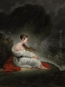 Young Woman At The Sea by Ary Scheffer