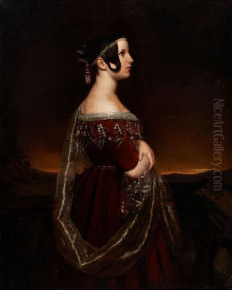 Portrait Of A Lady With Pearls - view 1