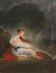 Corinne At Cap Misene by Ary Scheffer