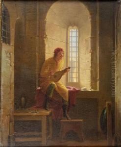 Attribue A Portrait De Richard 
C?ur De Lion Huile Sur Toile. 47 X 39. Provenance : Collection Du Baron 
Gerard
