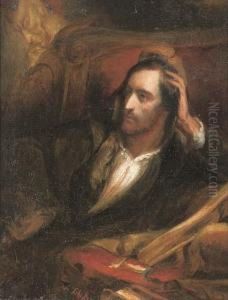 Faust In His Study by Ary Scheffer