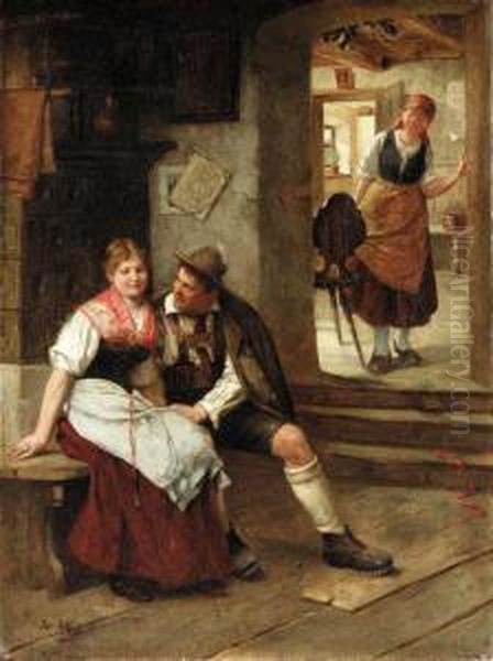 Courtship
Oil On Canvas - view 1