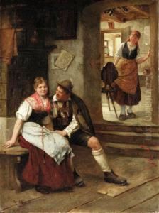 Courtship
Oil On Canvas