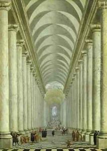 Renaissance Indoor Staircase by Wilhelm Schubert van Ehrenberg