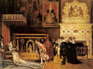 The Presentation at Court by Ignacio Leon y Escosura