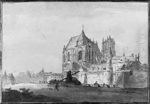 A View Of The Cathedral Of Saint Pierre, Nantes, Seen From Thenorth East