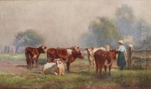 Early Morning, Milking Time by Jan Hendrik Scheltema