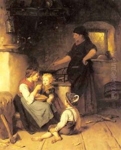 Feeding the Baby by Rudolf Epp