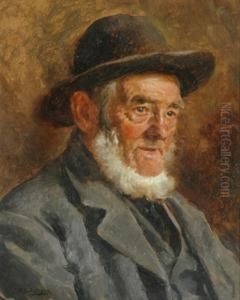 Portrait Of An Elderly Man by Jan Hendrik Scheltema