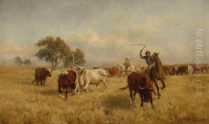 Mustering Cattle by Jan Hendrik Scheltema