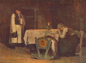 Bolcso mellett, 1905 by Bela Endre