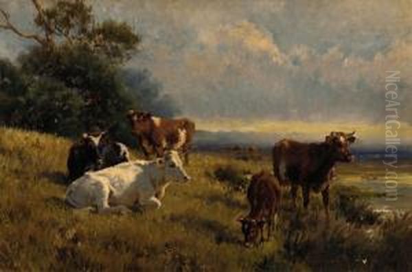Cows Grazing Near Romsey - view 1