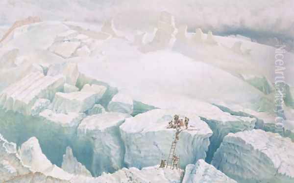 The Glacier de Tacconay 1859 - view 1
