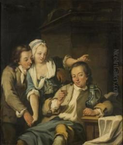 Les Jeunes Buveurs by Johann Eleazar Schenau