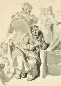 Il Malato Immaginario by Johann Eleazar Schenau