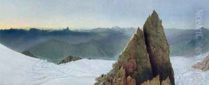 The Region of Seracs 1859 by Edward Thomas Coleman