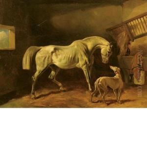 La Stalla by August Friedrich Schenck