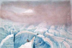View of the Glacier des Bossons 1859
