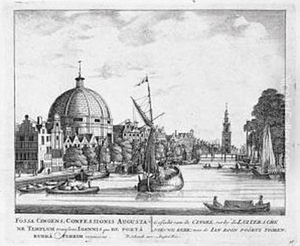 Afbeeldinge Der Voornaamste Gebouwen Van Amsterdam. 
Amsterdam: Barent Greve, S.d., [circa 1700] - view 1