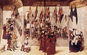 Presentation of Flags and Helms c. 1460