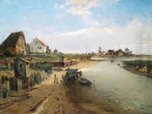 Vita Tranquilla Sul Fiume by Jacques Matthias Schenker