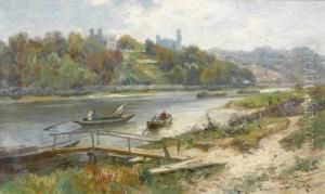 Die Schlosser Albrechtsberg Und Eckberg An Der Elbe. by Jacques Matthias Schenker