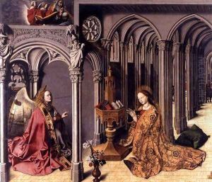 Annunciation by Barthelemy d' Eyck