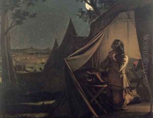 The Night before Naseby by Augustus Leopold Egg