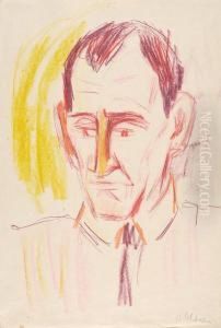 Portrait Dr.s[axer] by Hermann Scherer