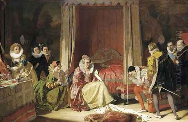 Queen Elizabeth discovers she is no longer young by Augustus Leopold Egg