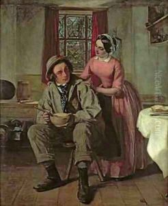 Dickens in the character of Sir Charles Coldstream by Augustus Leopold Egg