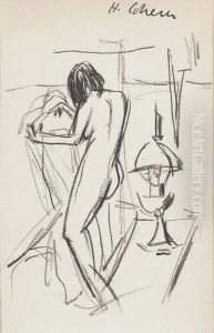Unbekleidete Figur In Zimmer.