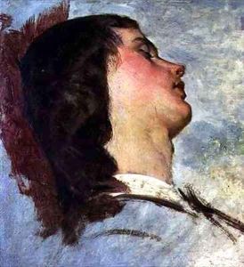 Preparatory Study for The Travelling Companions by Augustus Leopold Egg