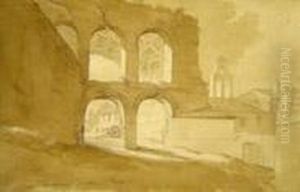 Il Tempio Della Pace A Roma by John Christian Schetky