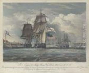 Shannon Leading The Prize The American Frigate Chesapeake by John Christian Schetky