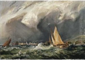 Squall Off The Dutch Coast by John Christian Schetky