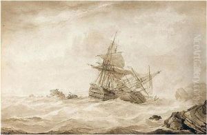 A Shipwreck Off The Coast