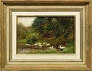 Enten Amweiher by Julius Scheurer