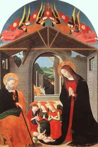 The Nativity 1400s by Maestro Esiguo