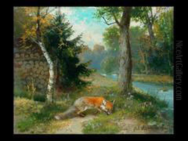 Der Fuchs Am Bachlauf - view 1