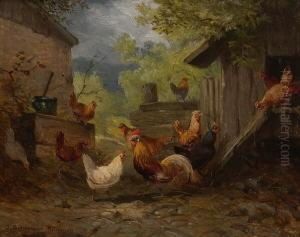 "huhnerhof". Bez. J. Scheuerer Munchen