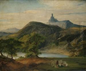 Extensive Landscape, With Figures In The Foreground Extensive Landscape, With Figures In The Foreground